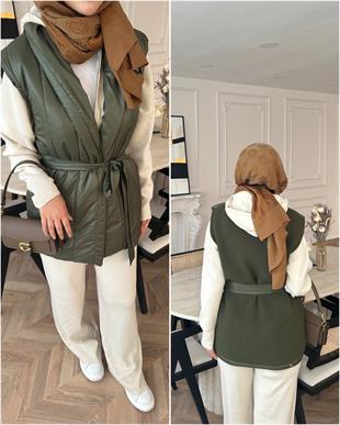 Alex Şişme Yelek Haki