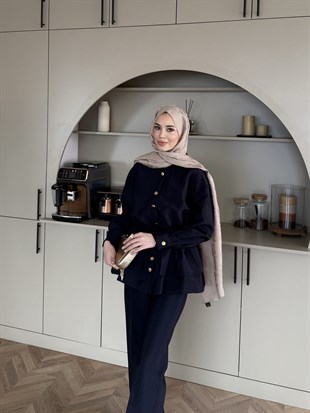 Alvora Beli Büzgülü Cupra Takım Siyah (2310)