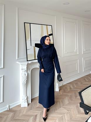  Amour Elbise Lacivert