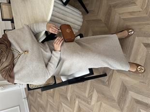 Anisa Triko Elbise Vizon