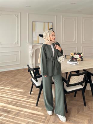 Anor Pantolonlu Takım Haki