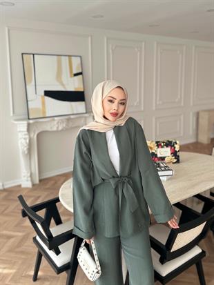 Anor Pantolonlu Takım Haki