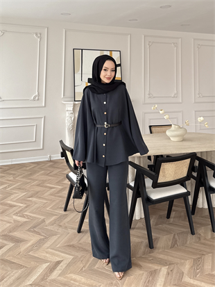 Anton Yarasa Kollu Modal Takım Antrasit (4421)