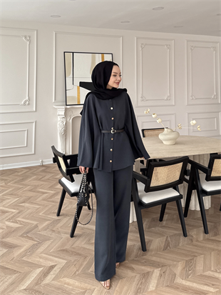 Anton Yarasa Kollu Modal Takım Antrasit (4421)