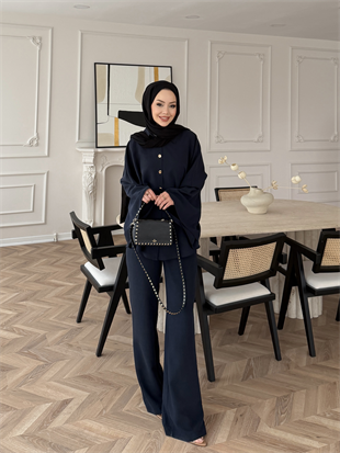 Anton Yarasa Kollu Modal Takım Lacivert (4421)