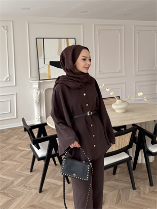 Anton Yarasa Kollu Modal Takım Mürdüm (4421)