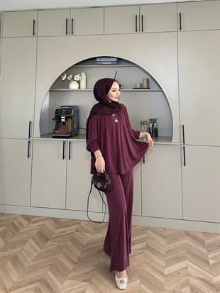 Anwa Yarasa Kol Takım Mürdüm