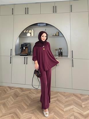 Anwa Yarasa Kol Takım Mürdüm