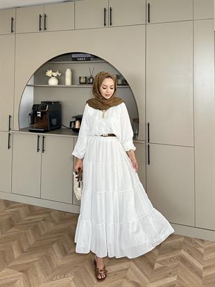 Anya Etekli Takım Beyaz