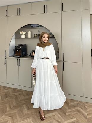 Anya Etekli Takım Beyaz