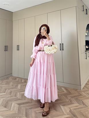 Anya Etekli Takım Pembe