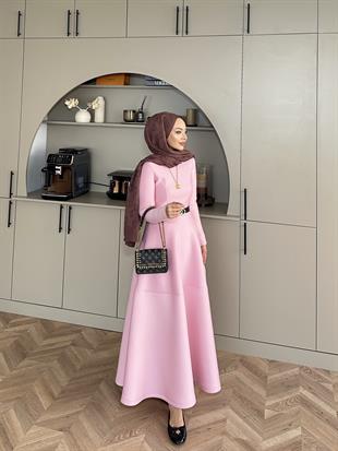 Ares Scuba Elbise Pembe