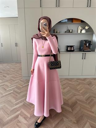 Ares Scuba Elbise Pembe