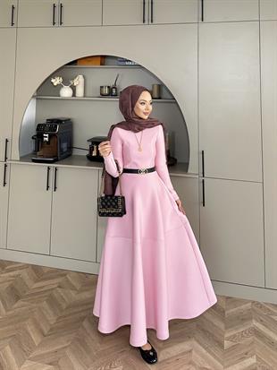 Ares Scuba Elbise Pembe