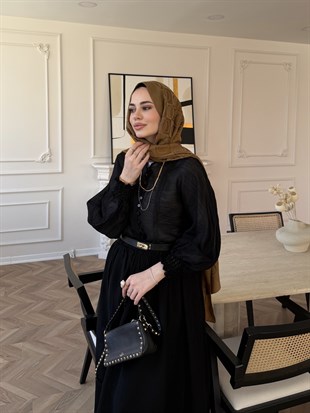 Artemis Nakışlı Etekli Takım Siyah (5712)