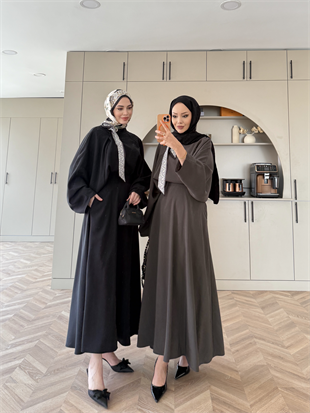 Arve Flar Detaylı Etekli Takım Haki (2295)