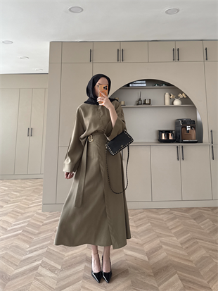 Ashley Modal Etekli Takım Haki (2302)         