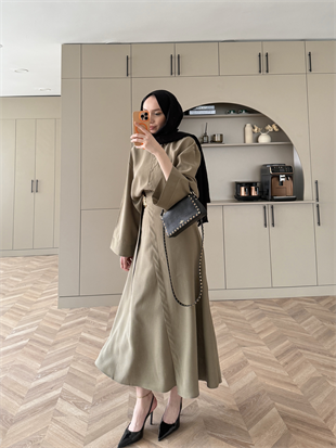 Ashley Modal Etekli Takım Haki (2302)         