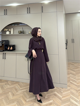 Ashley Modal Etekli Takım Mürdüm (2302)