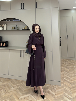 Ashley Modal Etekli Takım Mürdüm (2302)