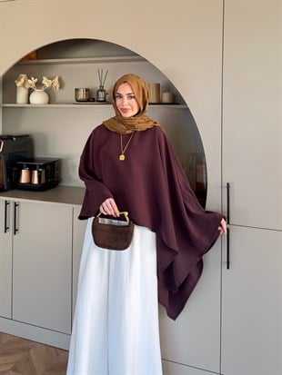 Asya Asimetrik Kesim Bluz Bordo (4509)