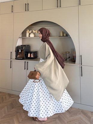 Asya Asimetrik Kesim Bluz Haki (4509)
