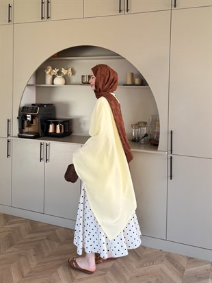 Asya Asimetrik Kesim Bluz Sarı (4509)