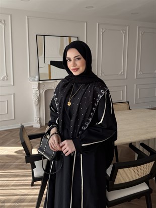 Atelier Biyeli Cupra Elbise Siyah (3048)