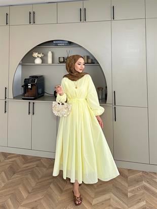 Aysu Elbise Sarı