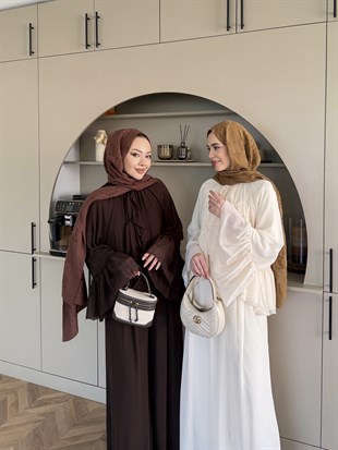Basel Fırfırlı Pantolon Takım Bej (2411)