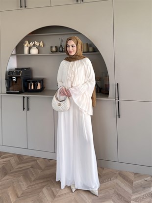 Basel Fırfırlı Pantolon Takım Bej (2411)