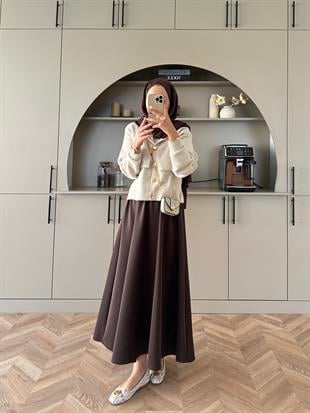 Becca Angora Hırka Bej