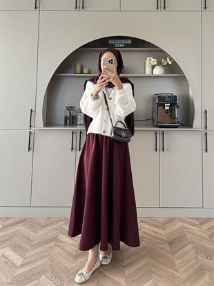 Becca Angora Hırka Ekru