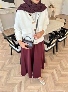 Becca Angora Hırka Ekru