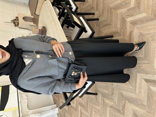 Becca Angora Hırka Gri