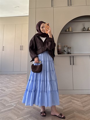 Bella Kat Kat Etek Mavi (3355)