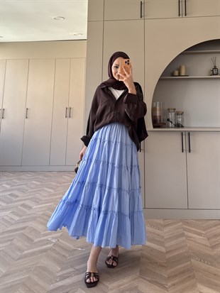 Bella Kat Kat Etek Mavi (3355)