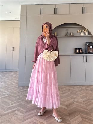 Bella Kat Kat Etek Pembe (3355)