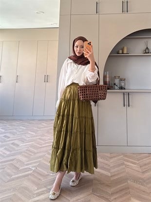 Bella Kat Kat Etek Yağ Yeşili (3355)