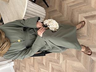 Benan Tensel Elbise Haki