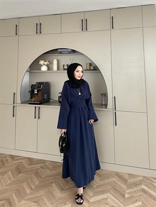 Benan Tensel Elbise Lacivert