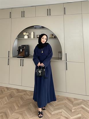 Benan Tensel Elbise Lacivert