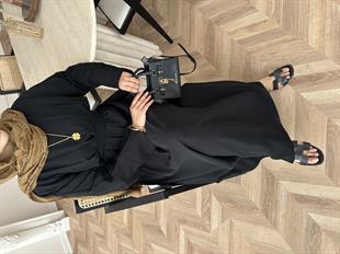 Benan Tensel Elbise Siyah