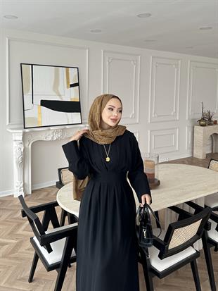 Benan Tensel Elbise Siyah