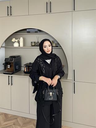 Biana Pantolonlu Takım Siyah