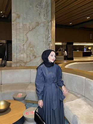 Bilas Kot Elbise Lacivert