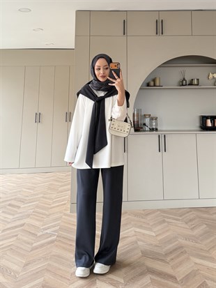 Blush Atkılı Eşofman Takım Antrasit