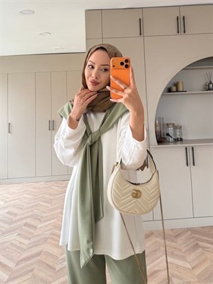 Blush Atkılı Pantolon Takım Haki 