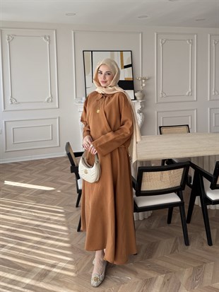 Breeze Gömlekli Elbise Kiremit (1910)