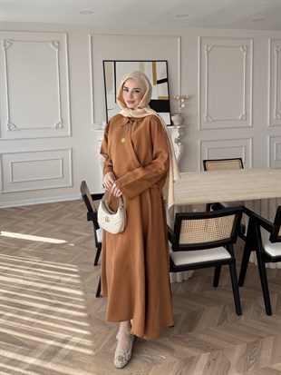 Breeze Gömlekli Elbise Kiremit (1910)